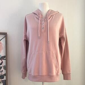 NWOT Women's Pink Hoodie Sweatshirt LIKE NEW | Size L (Unbranded)